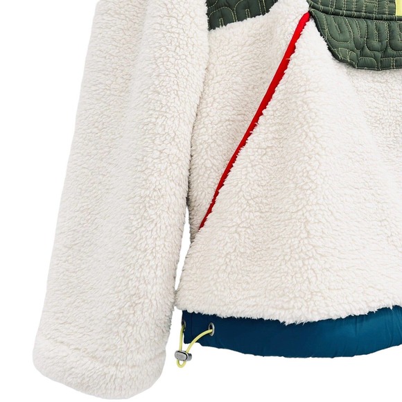 UGG Men's IGGY Sherpa Half Zip Pullover Hoodie Dawn Sweater Size Small - Picture 8 of 12